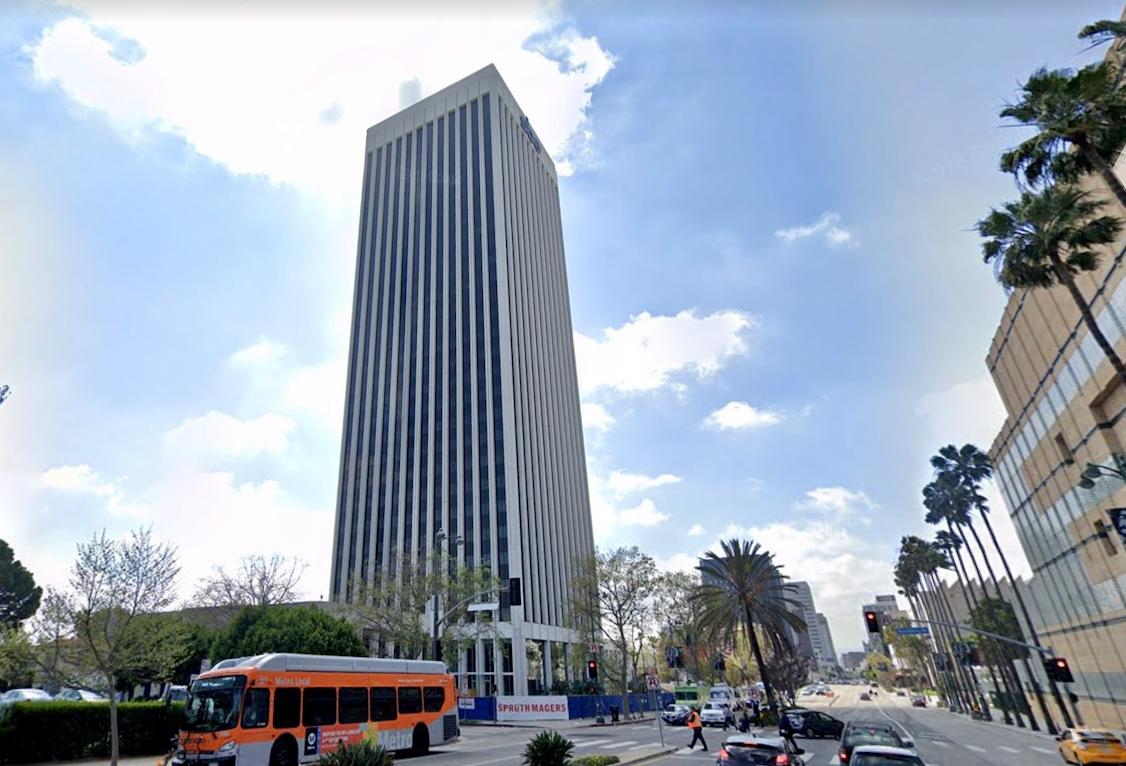 Office building at 5900 Wilshire Blvd. in the Miracle Mile neighborhood of Los Angeles