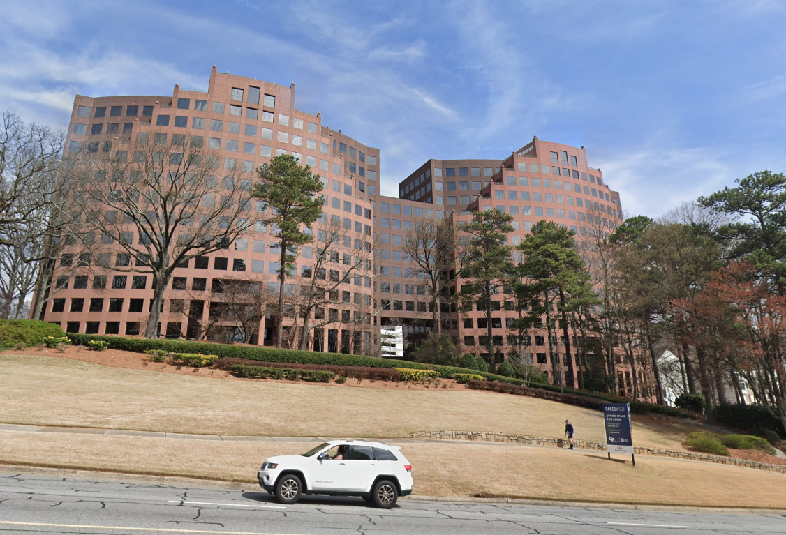 Paces West, a two-tower, 18-story office building in Vinings owned by CP Group