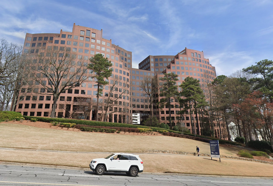 Paces West, a two-tower, 18-story office building in Vinings owned by CP Group
