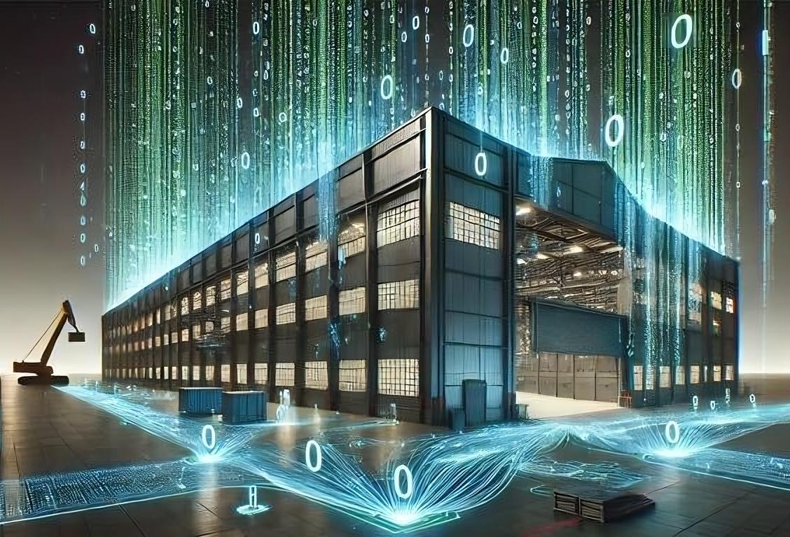 Warehouse Data Center Illustration