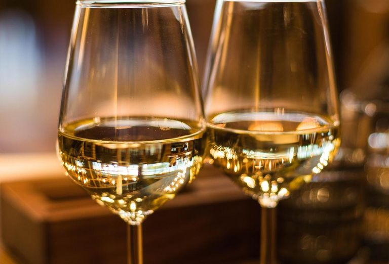 glass of wine bar