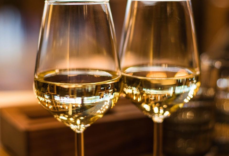 glass of wine bar