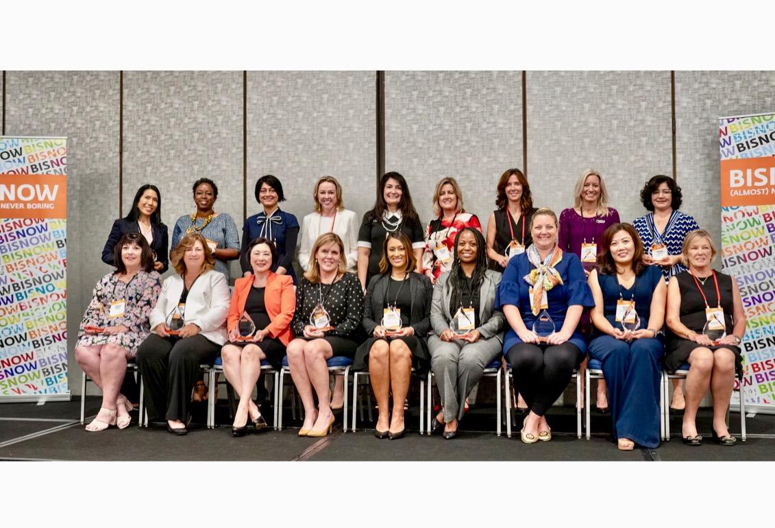 The awardees of Bisnow's Orange County Power Women 2019 at the Irvine Marriott in Irvine