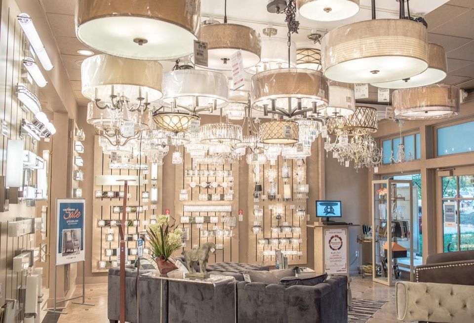 Interior of Lamps Plus