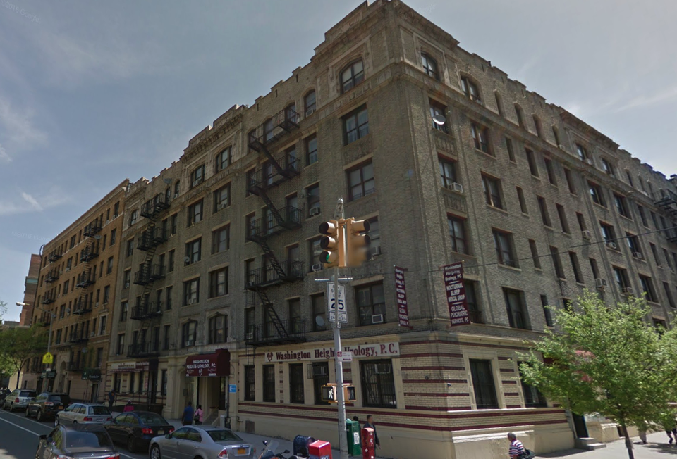 Old apartment buildings in Manhattan's Washington Heights neighborhood
