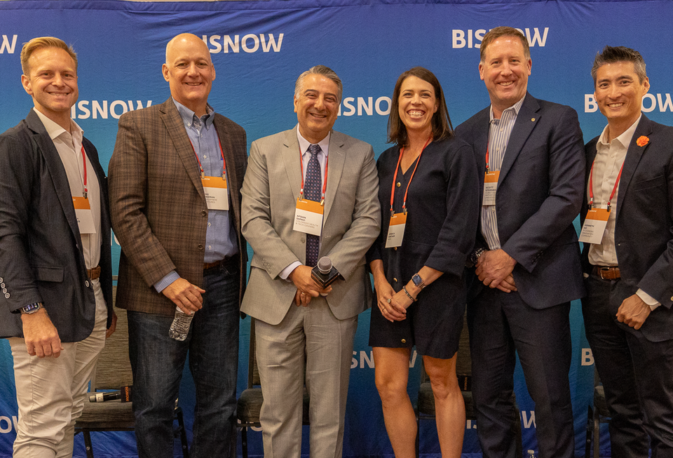 JLL's Zach Leger, Innosphere Ventures' Mike Freeman, Colorado Health & Tech Centers' Afshin Safavi, HOK's Jessica Ginther, CUbit Quantum Initiative's Scott Sternberg, Fitzsimons Innovation Community's Kenneth Ho
