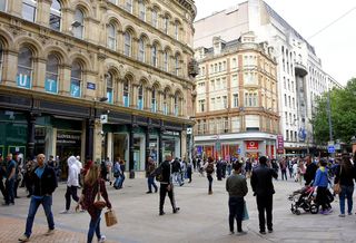 New Street Birmingham shops retail high street
