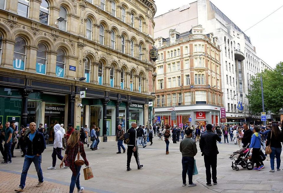 New Street Birmingham shops retail high street