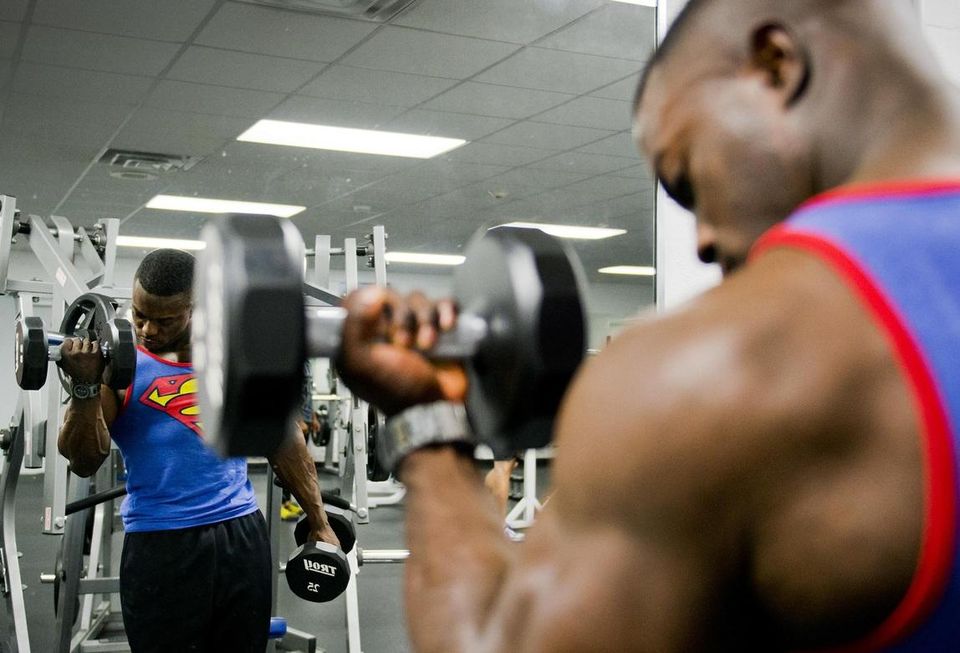 man gym muscle weight