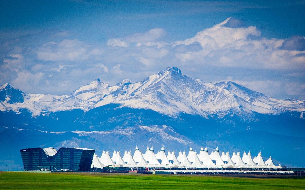 Denver International Airport and surrounding countryside