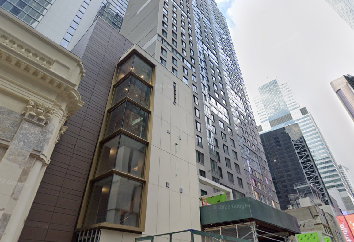 150 West 48th St. in Midtown Manhattan, a tri-branded hotel project developed by McSam Hotel Group.