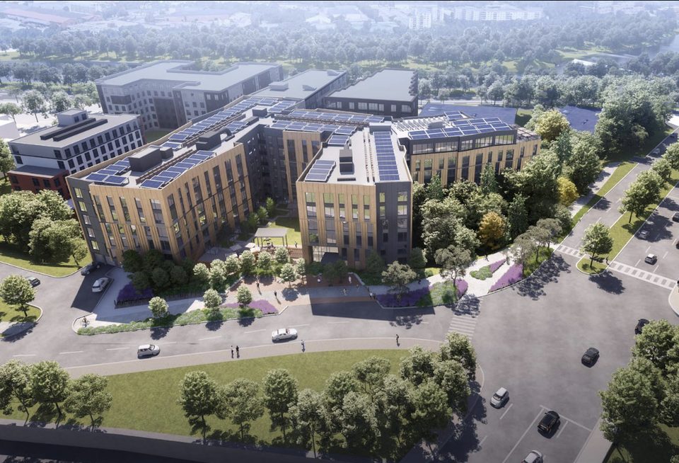 A rendering of Nordblom Co.'s 83 Leo Birmingham Parkway development in Brighton