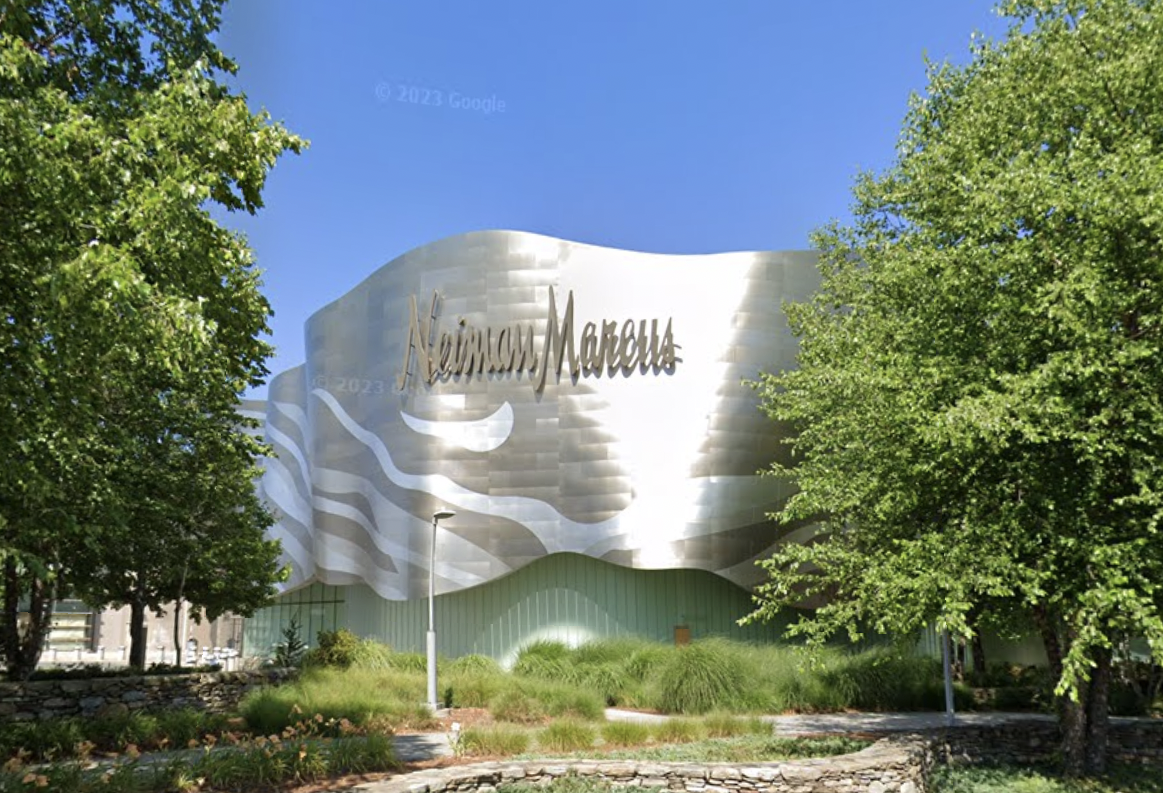 The shuttered Neiman Marcus storefront at the Natick Mall The shuttered Neiman Marcus storefront at the Natick Mall.