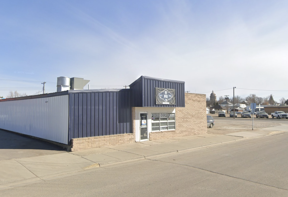 The bowling alley in Ellendale, North Dakota, that Applied Digital helped improve to win residents over for its data center project. 