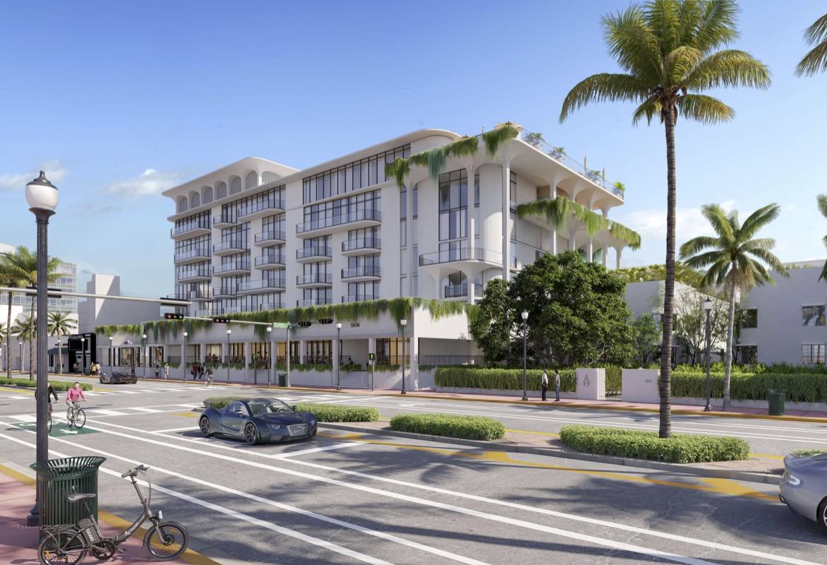 Keyah Rendering 1500 Collins Ave. Miami Beach