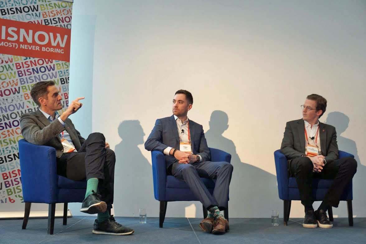 Ask's John Hughers, Cert Property's Howard Lord, and LJ Real Estate's sam Lawson Johnston
Bisnow Manchester event 8 November 2018