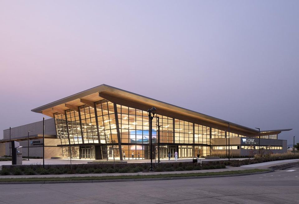 The Wingspan Event And Conference Center In Hillsboro, Oregon, built by Swinerton Mass Timber