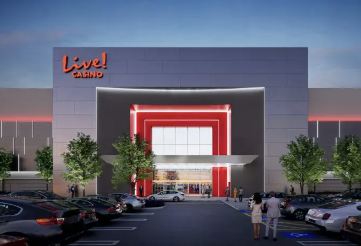 A rendering of Live! Casino at The Mall at Rockingham Park in Salem New Hampshire.
