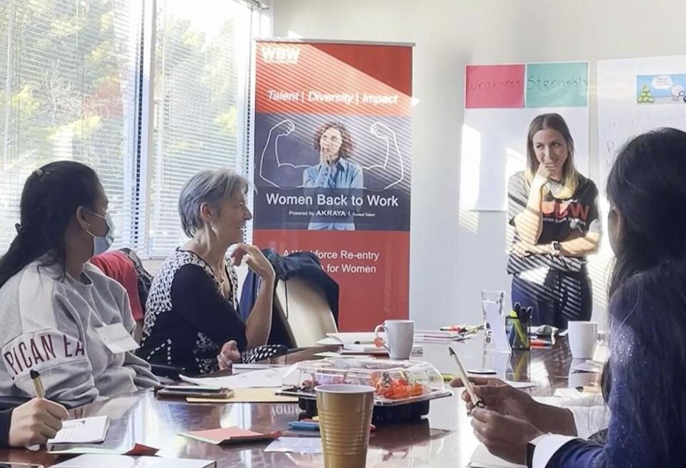 Women in a conference room