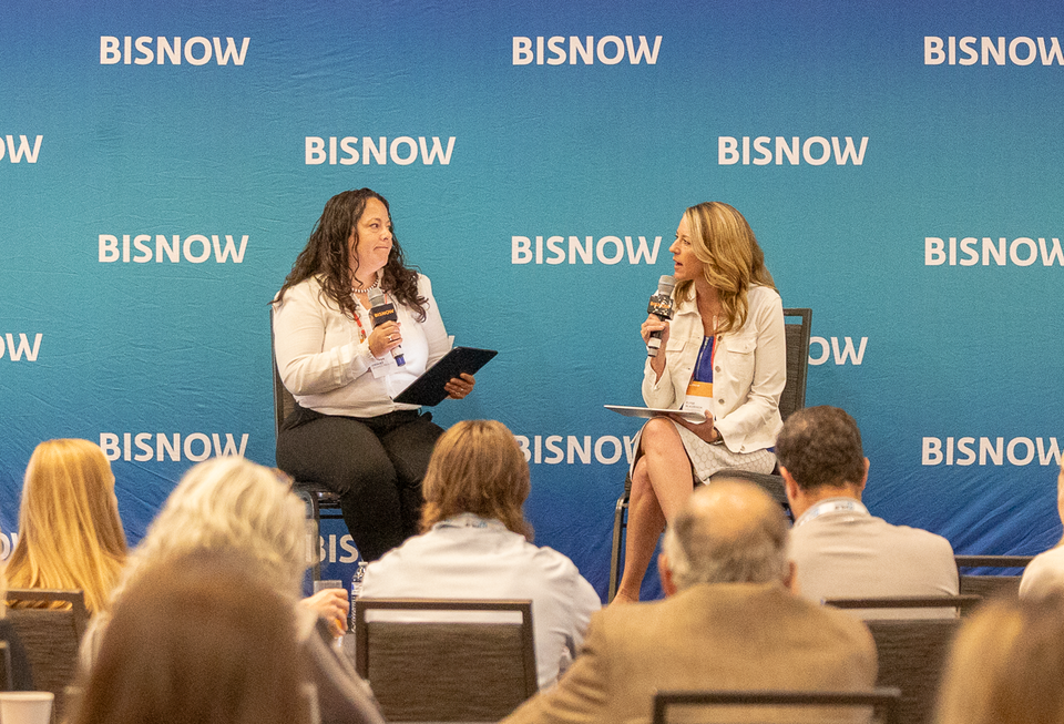 BioMed Realty's Jennifer Chavez and Colorado BioScience Association's Elyse Blazevich