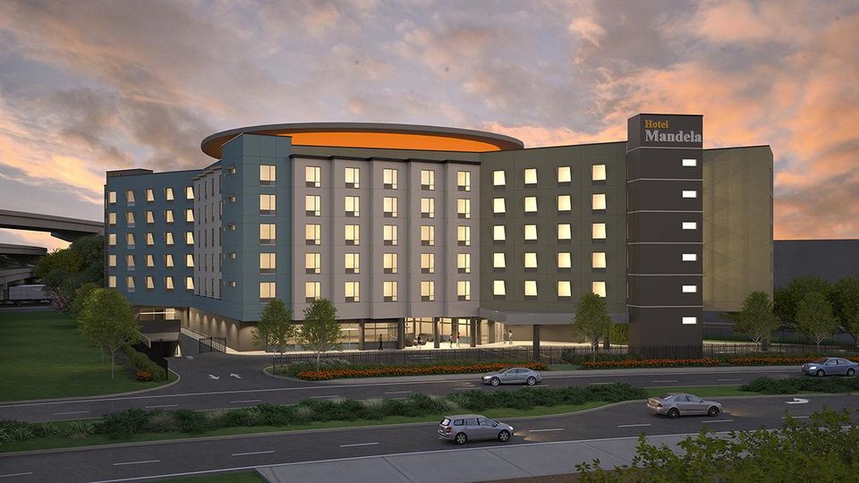 Hotel Mandela, a six-story, 222-room proposed hotel off of Mandela Parkway in Oakland