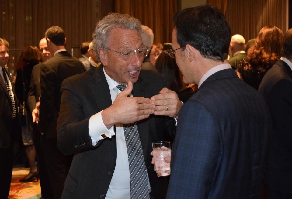 Newmark Knight Frank CEO Barry Gosin at REBNY's 124th banquet Jan. 16, 2020