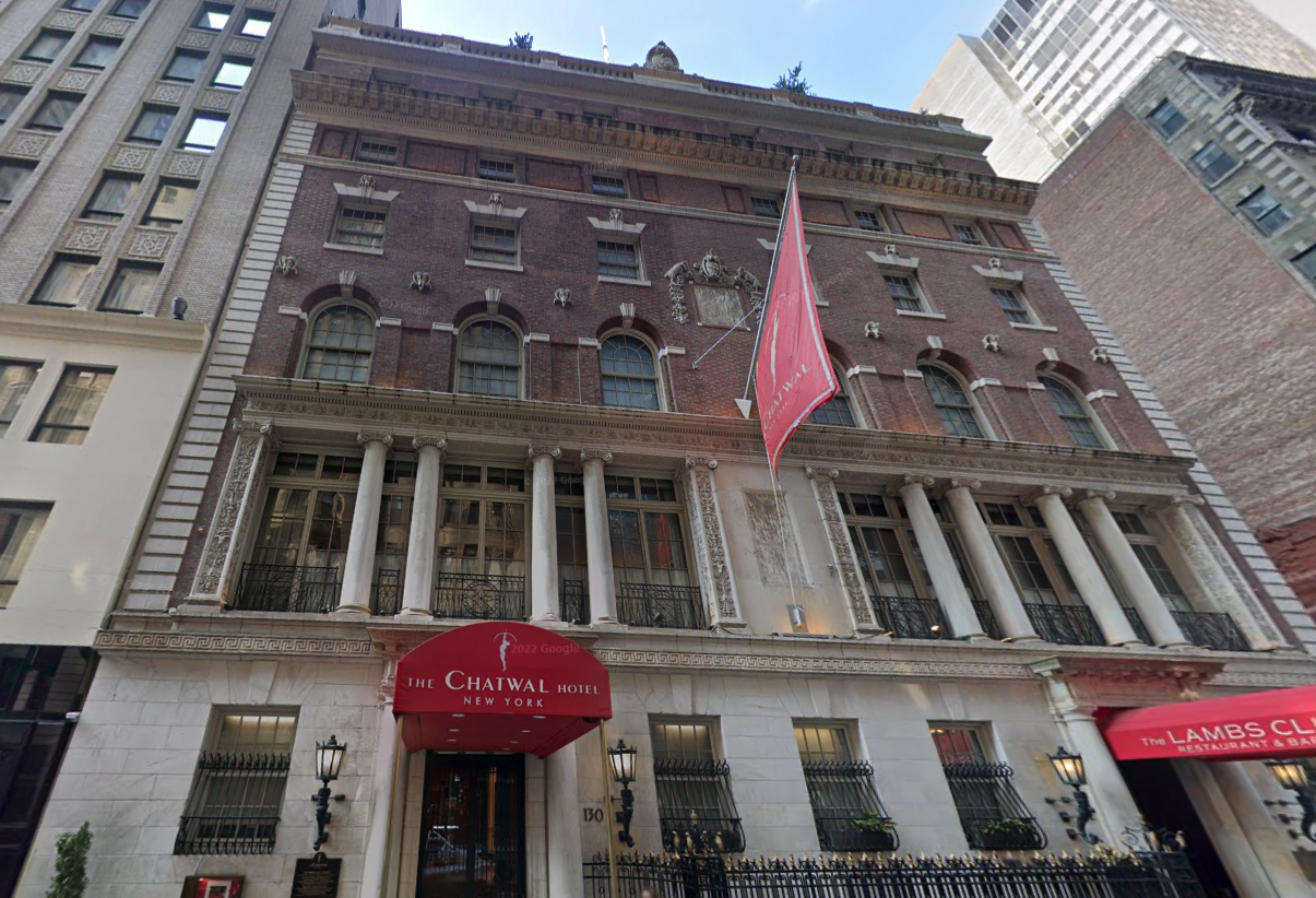 Two years after its owner landed in hot water over a mezzanine loan, the Chatwal Hotel at 130 W. 44th St. has new ownership.