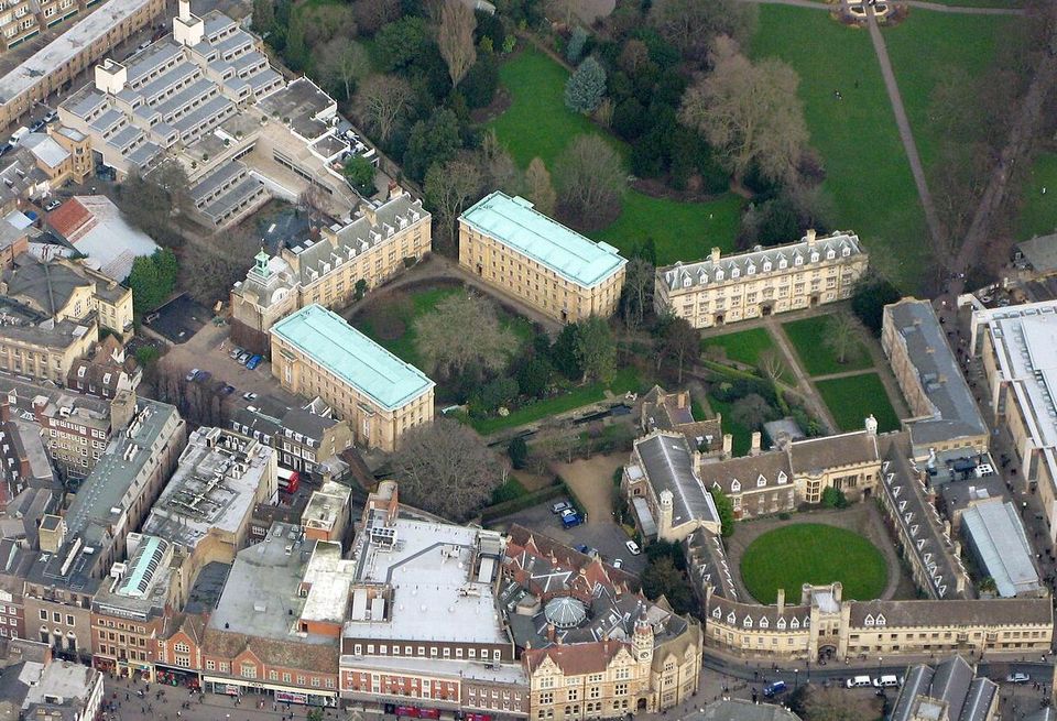 Aerial view Cambridge