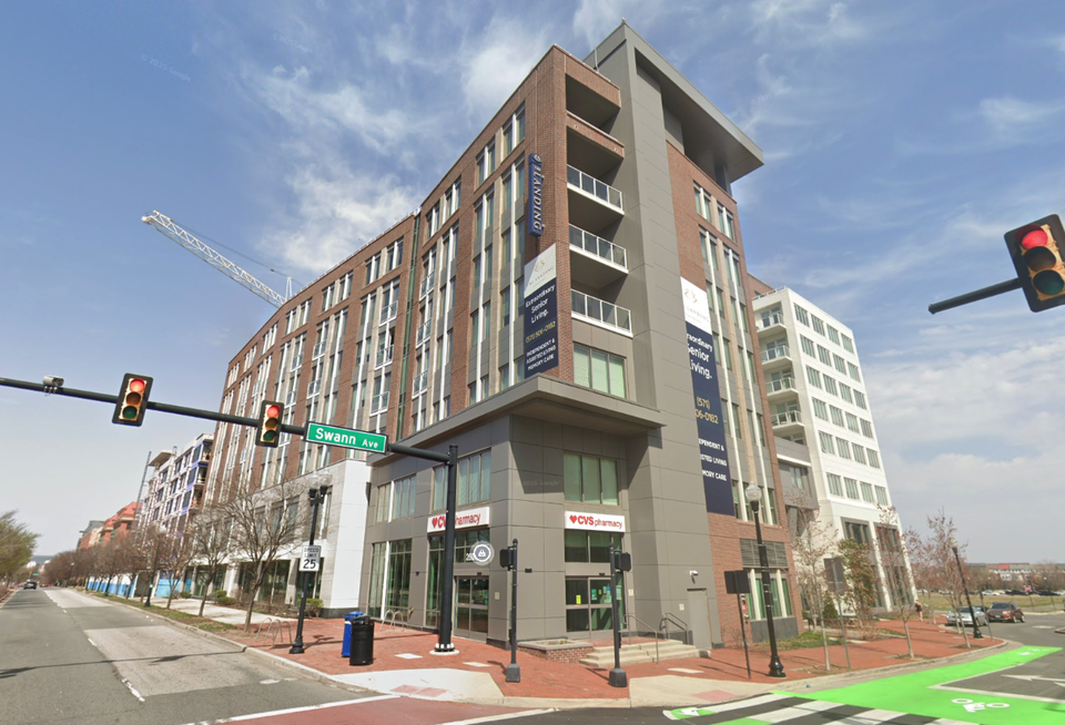 The Landing at Alexandria, a 163-unit senior housing property on Richmond Highway in Potomac Yard.