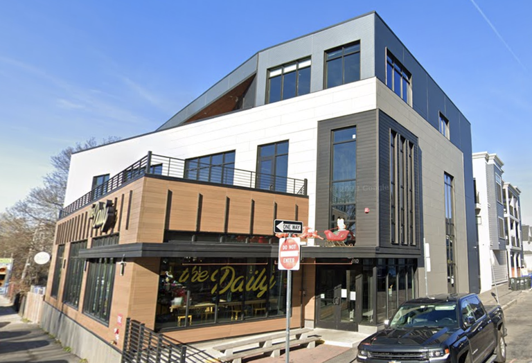 34-40 Chestnut Ave. in Jamaica Plain is a single-stairway development built in110 Savin Hill Ave. in Boston is a nine-unit, single-stairway development that was built in 2019.2012.