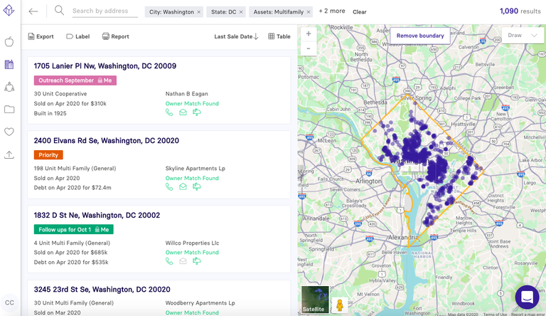 Reonomy Screencap Washington