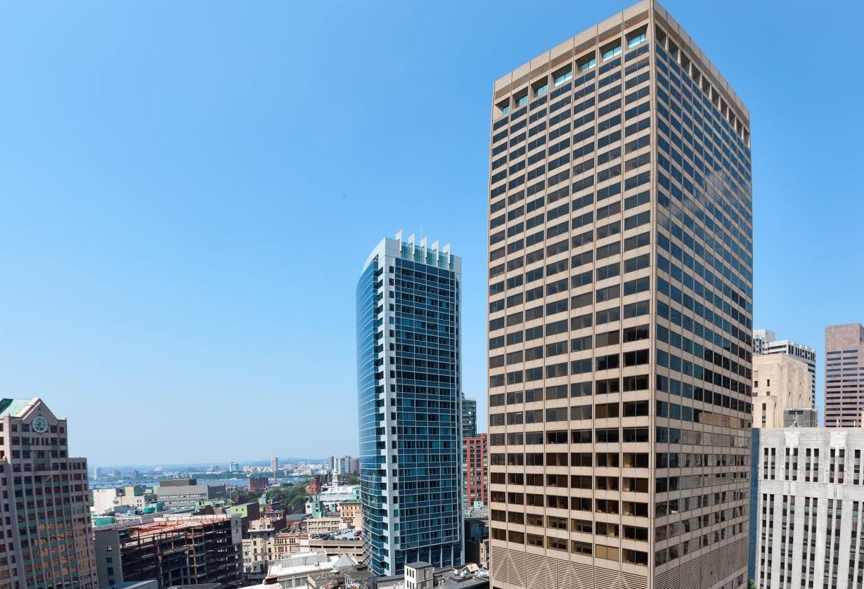 The 38-story One Federal Street office tower in Boston's Financial District. 