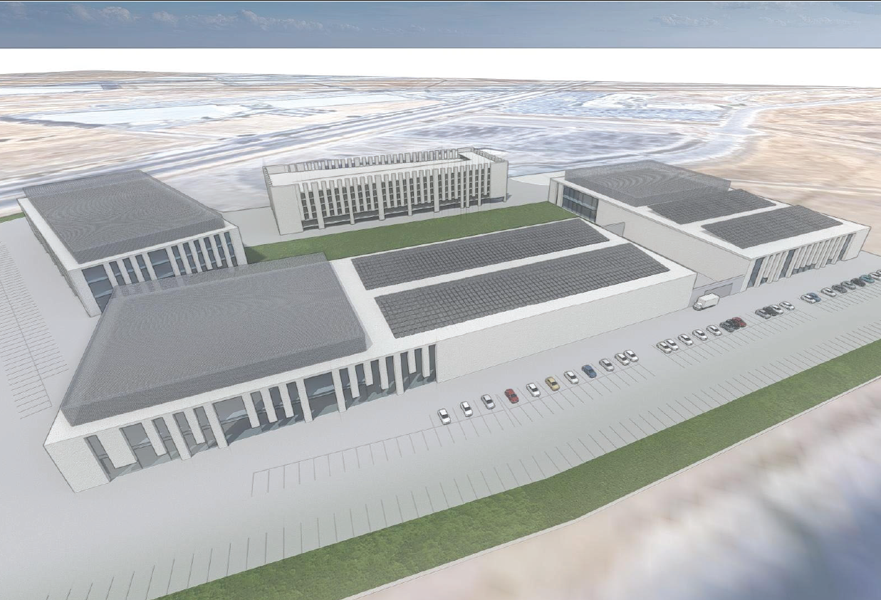 Transwestern Vacaville Biomanufacturing Rendering