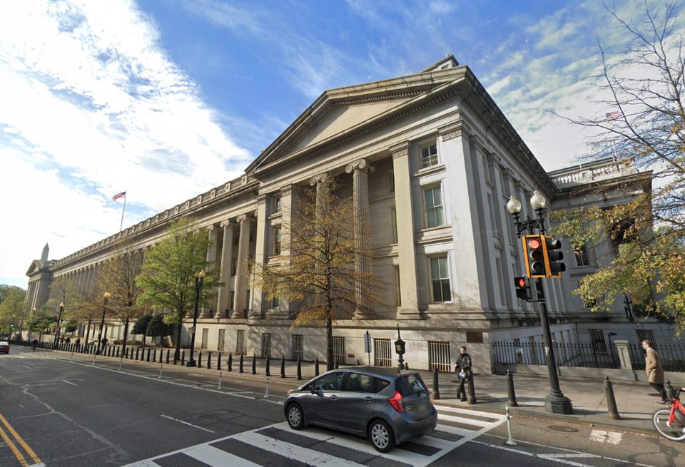 The headquarters of the Treasury Department, which is scheduled to review and approve opportunity zone nominations by year-end.
