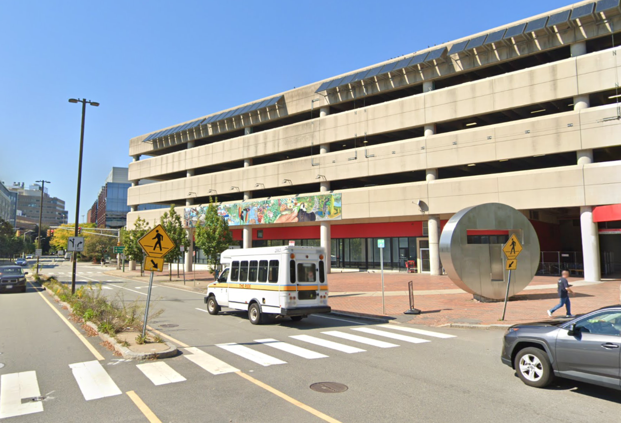 The Alewife MBTA station in Cambridge. 