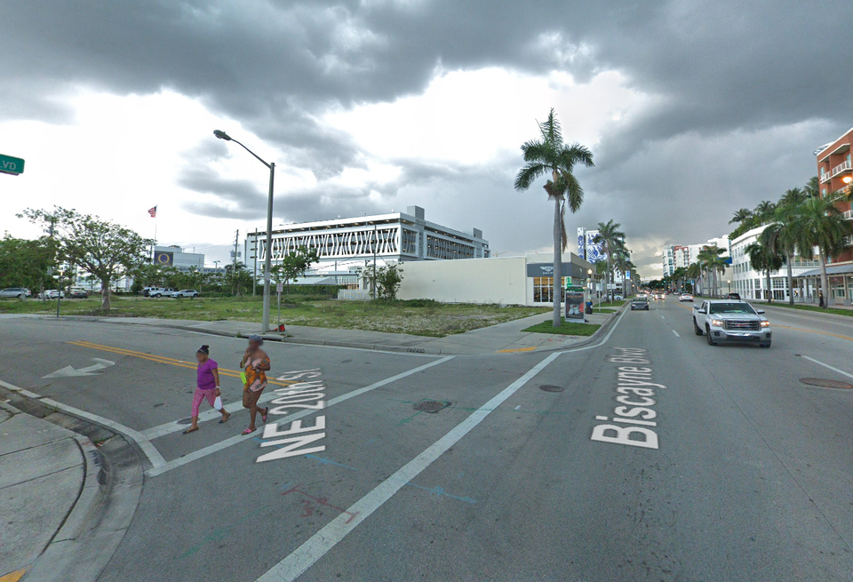 2000 Biscayne Blvd. in Miami, the site of a future Kushner Cos. apartment project.