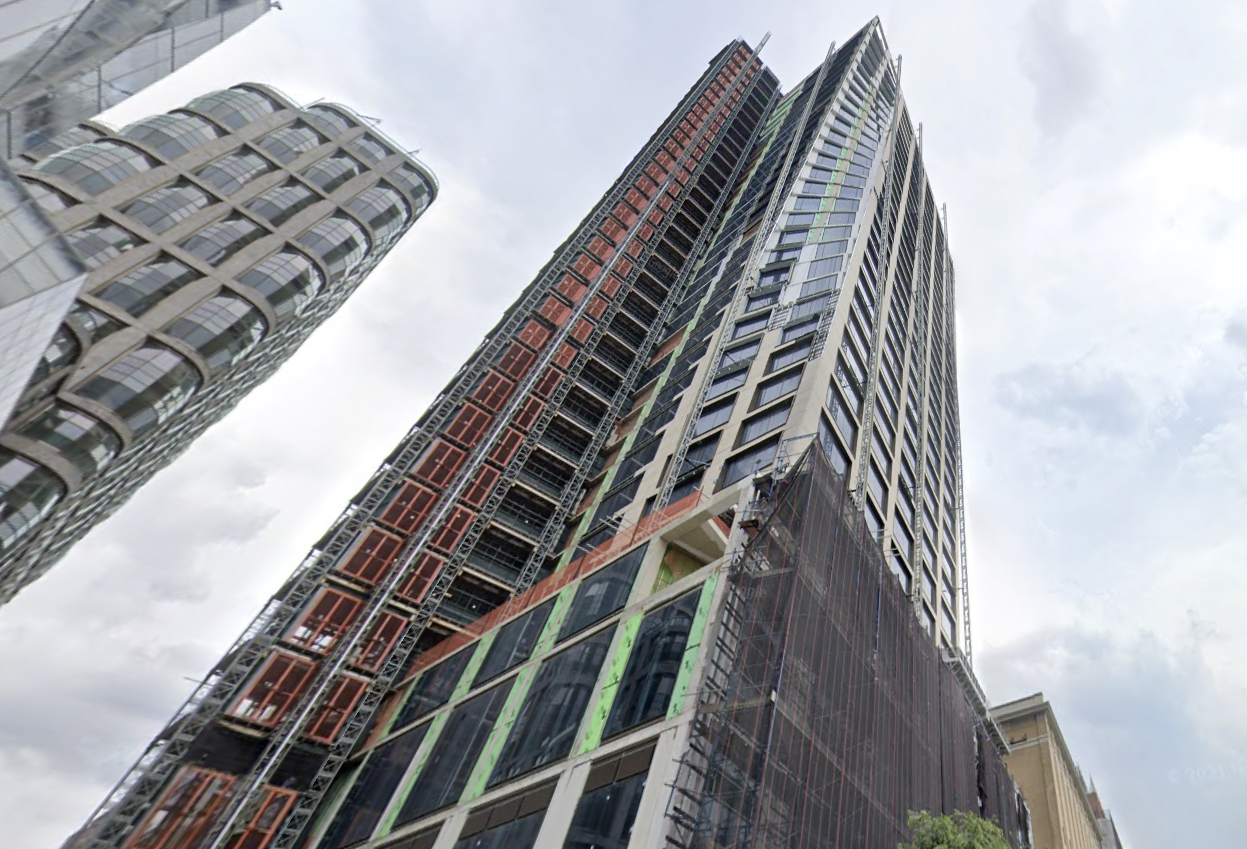450 Eleventh Ave., the site of Marx Realty's still-under-construction Hudson Yards hotel.