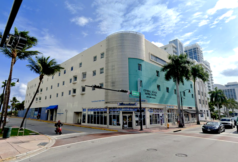 Crystal Beach Suites Miami Oceanfront Hotel North Miami Beach 6985 Collins Ave BH Group Kolter Group