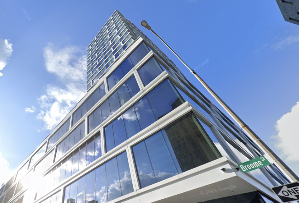 180 Broome St., a now-complete residential part of the Essex Crossing mega development on the Lower East Side.