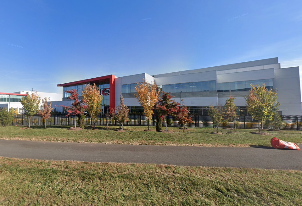 A data center campus owned by Blackstone subsidiary QTS in Loudoun County, Virginia