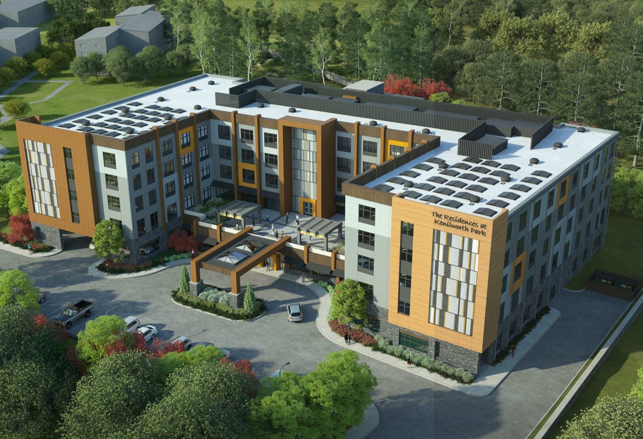 A rendering of The Residences at Kenilworth Park project