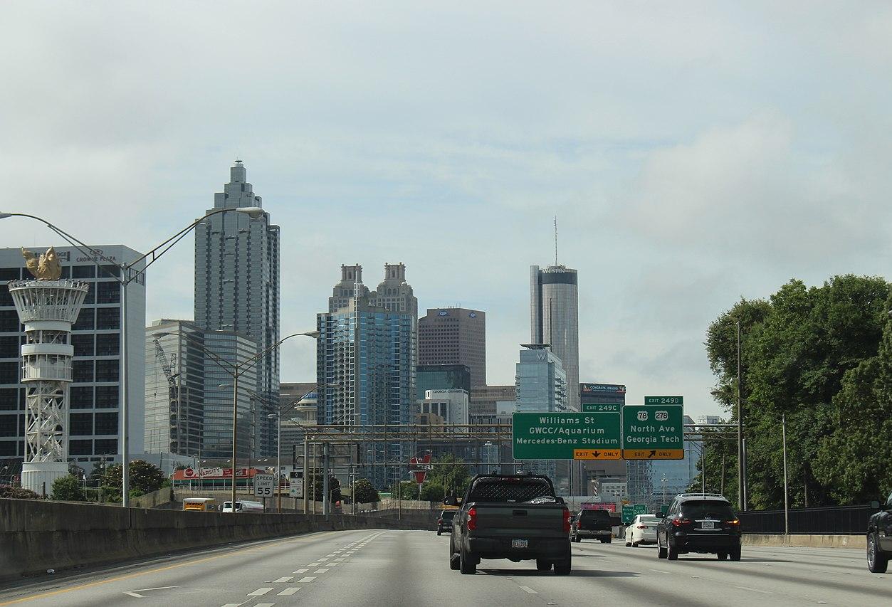 The Stitch would deck over part of the Downtown Connector, a highway that runs through the heart of Atlanta.