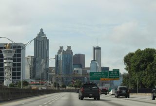 The Stitch would deck over part of the Downtown Connector, a highway that runs through the heart of Atlanta.