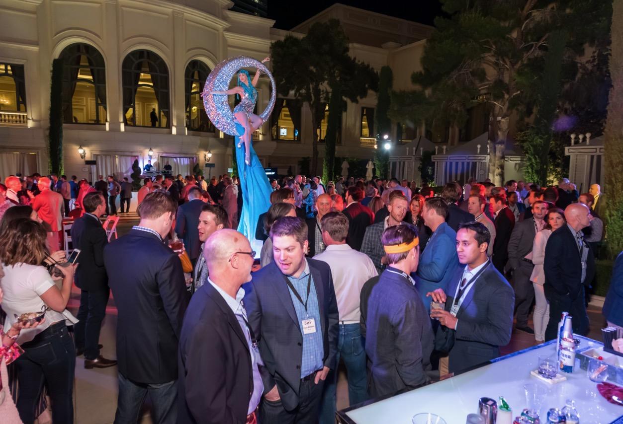 H&R Retail, KLNB, Kimco Realty, Peterson Cos. and Rappaport threw the first Retail Revelry in the DMV, a new party celebrating retail real estate in the Washington, D.C., Maryland and Virginia market, during the second day of the ICSC RECon at the Bellagio Grand Terrace and Pool in Las Vegas.