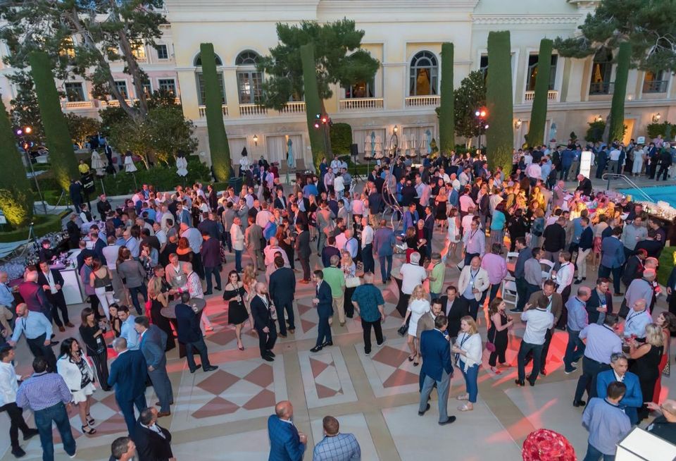 H&R Retail, KLNB, Kimco Realty, Peterson Cos. and Rappaport threw the first Retail Revelry in the DMV, a new party celebrating retail real estate in the Washington, D.C., Maryland and Virginia market, during the second day of the ICSC RECon at the Bellagio Grand Terrace and Pool in Las Vegas.