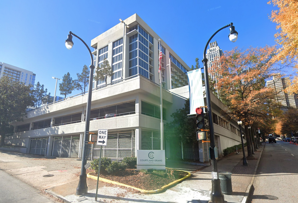The Courtland Grand Hotel in Downtown Atlanta, formerly a Sheraton.