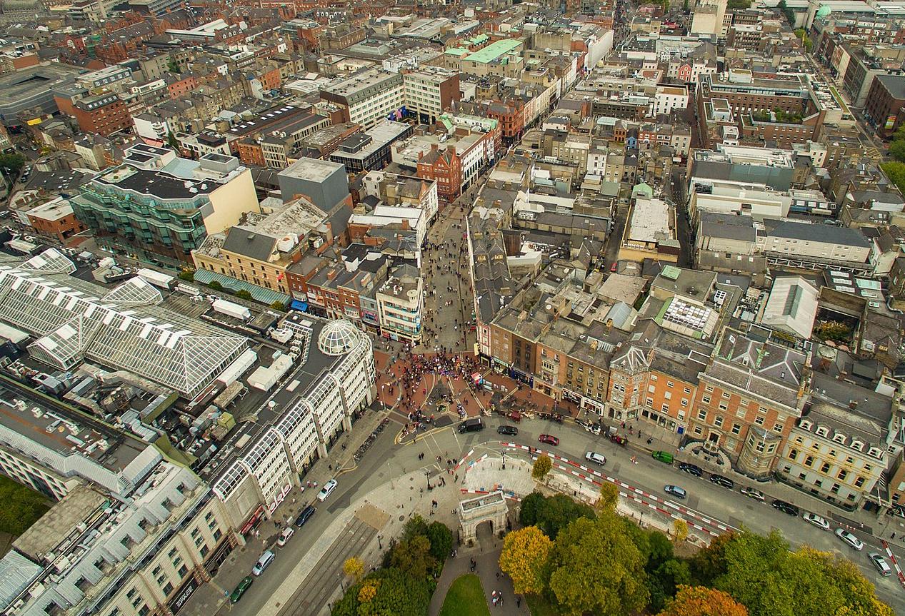 Aerial St Stephens Green