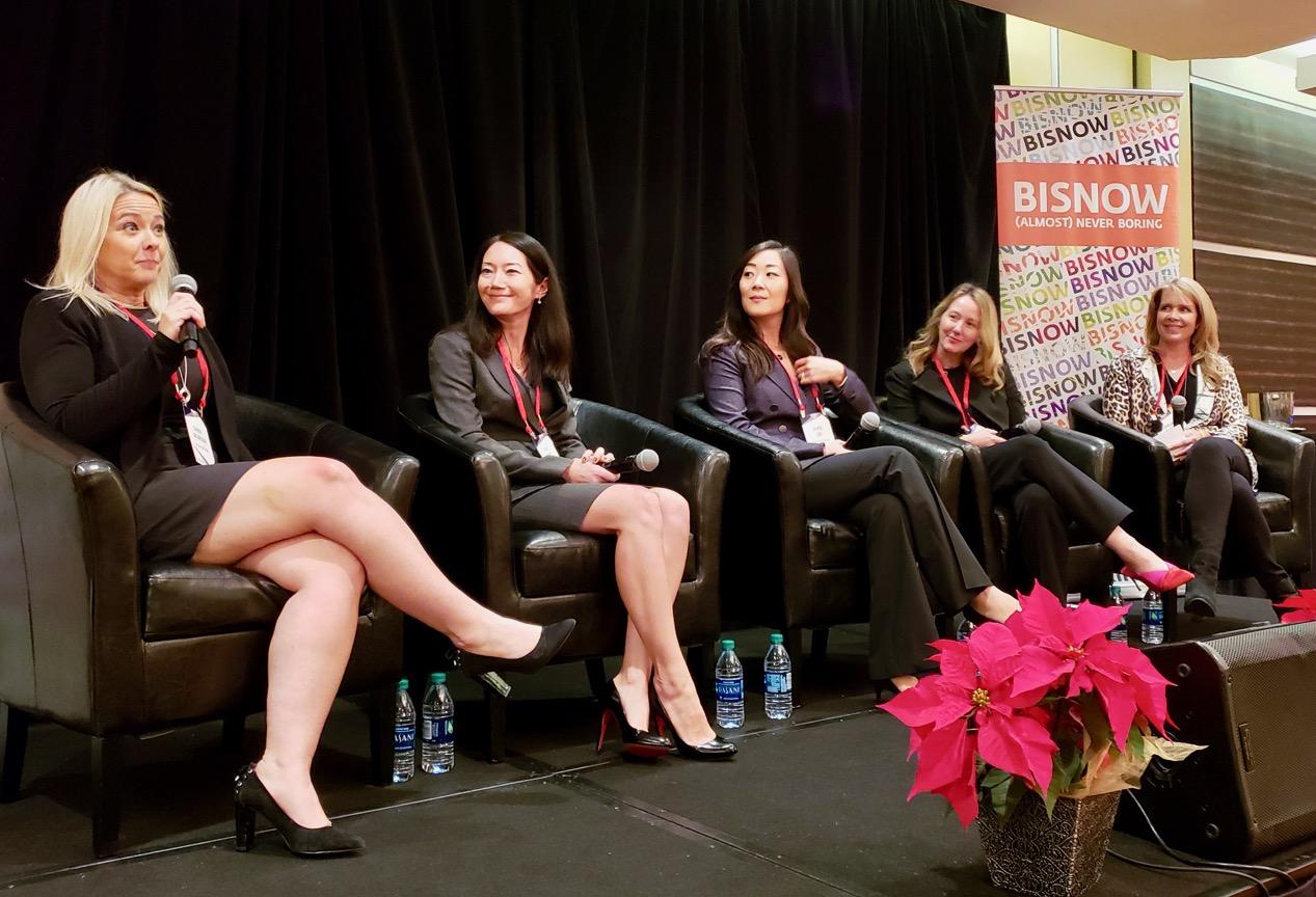 Allen Matkins' Sandy Jacobson, Hudson Pacific Properties' Kay Tidwell, Jamison Services' Jaime Lee, Watt Cos.' Nadine Watt, Jll's Shauna Mattis Allen Matkins Sandy Jacobson, Hudson Pacific Properties Kay Tidwell, Jamison Services Jaime Lee, Watt Cos. Nadine Watt, JLL's Shauna Mattis