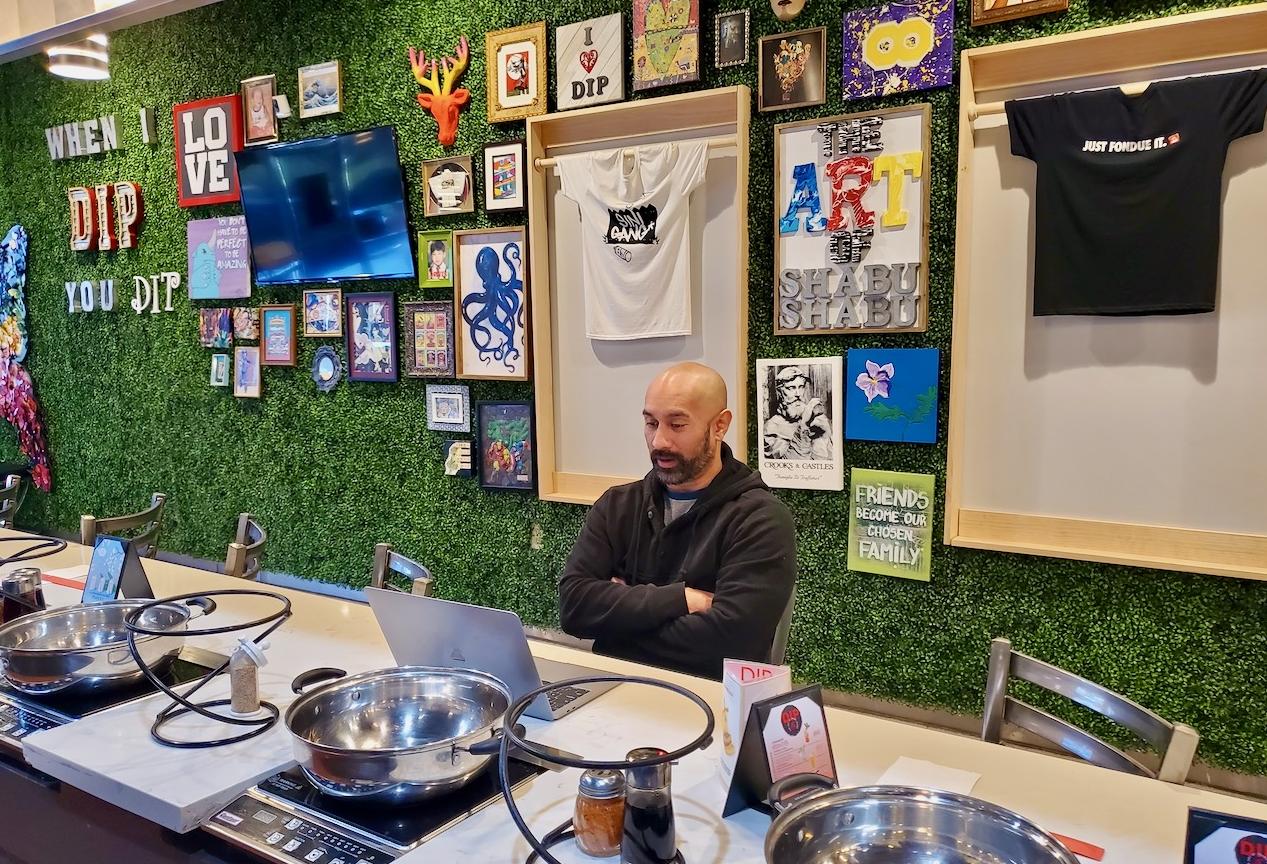 Dip Shabu Shabu owner Rishi Patel
