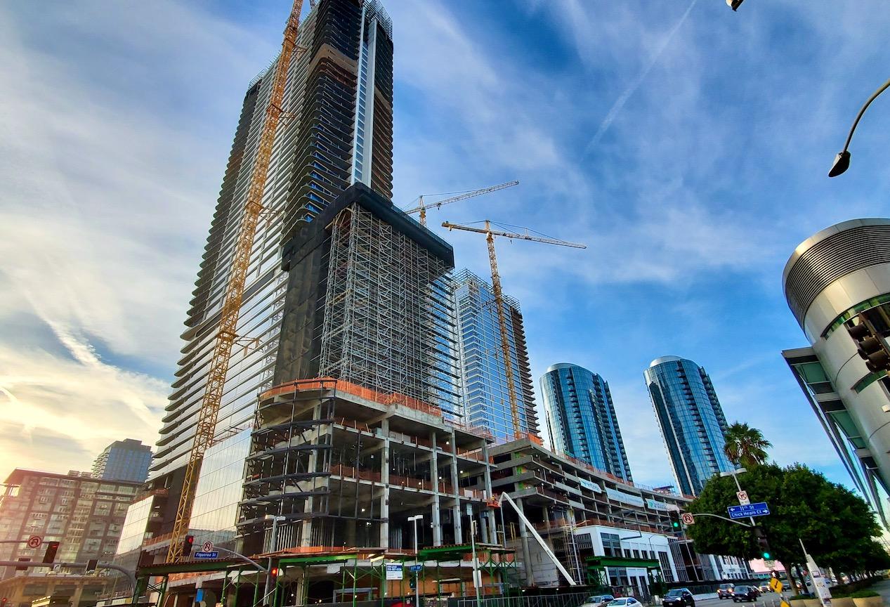 Oceanwide Plaza development in Downtown Los Angeles